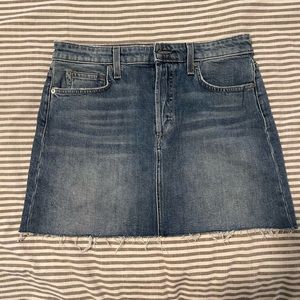 Joes jeans size 29 frayed skirt never worn